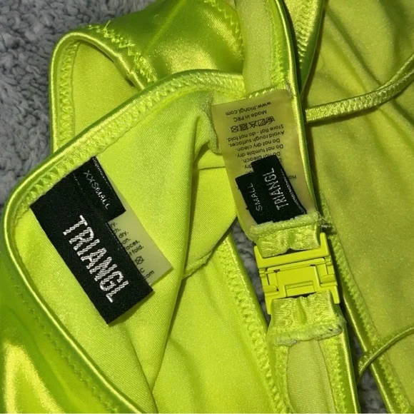 Triangl Neon Yellow Bikini Set - Picture 3 of 4